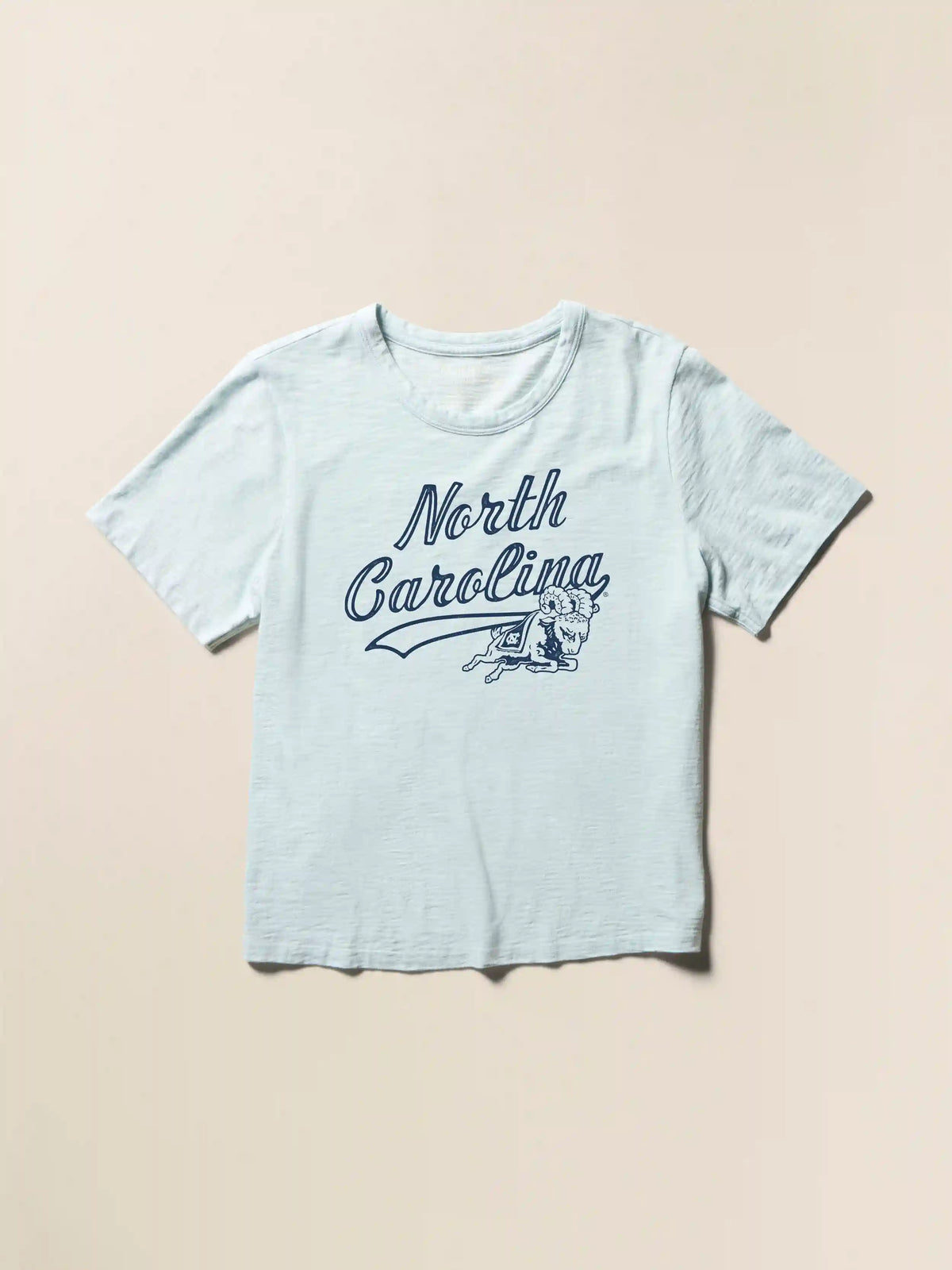 University of North Carolina Sunwashed Regenerative Tee - Sky