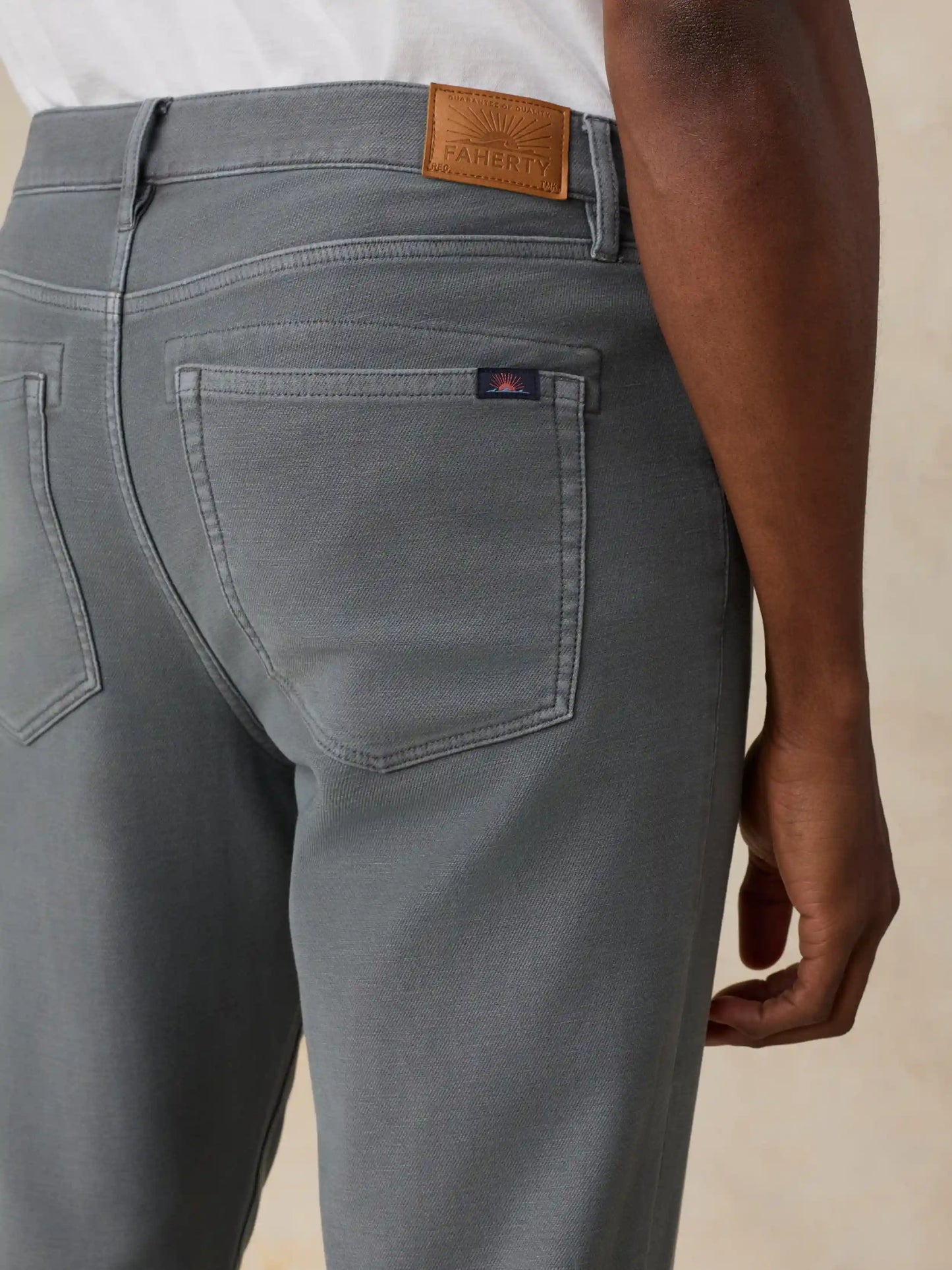 Stretch Terry 5-Pocket Pant - Slate