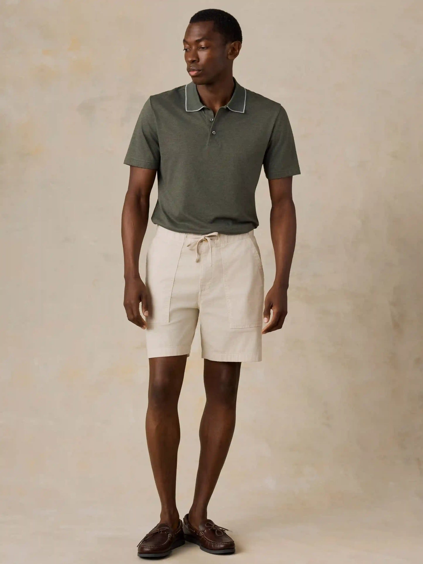 Short-Sleeve Movement™ Pique Polo - Tropics Olive Melange