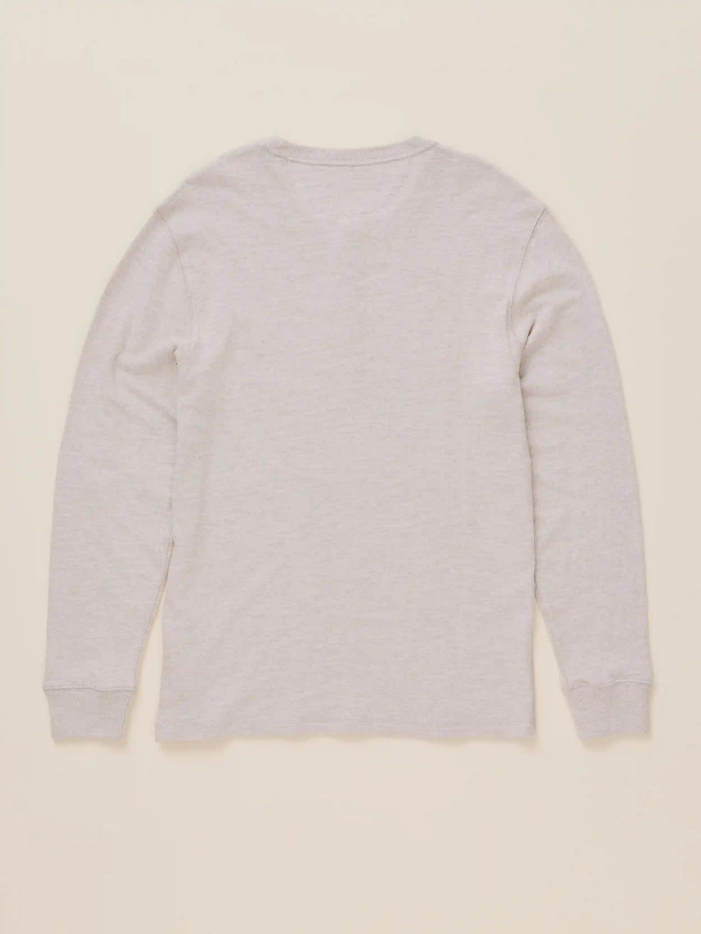 Sunwashed Organic Henley - Oat Plains Heather