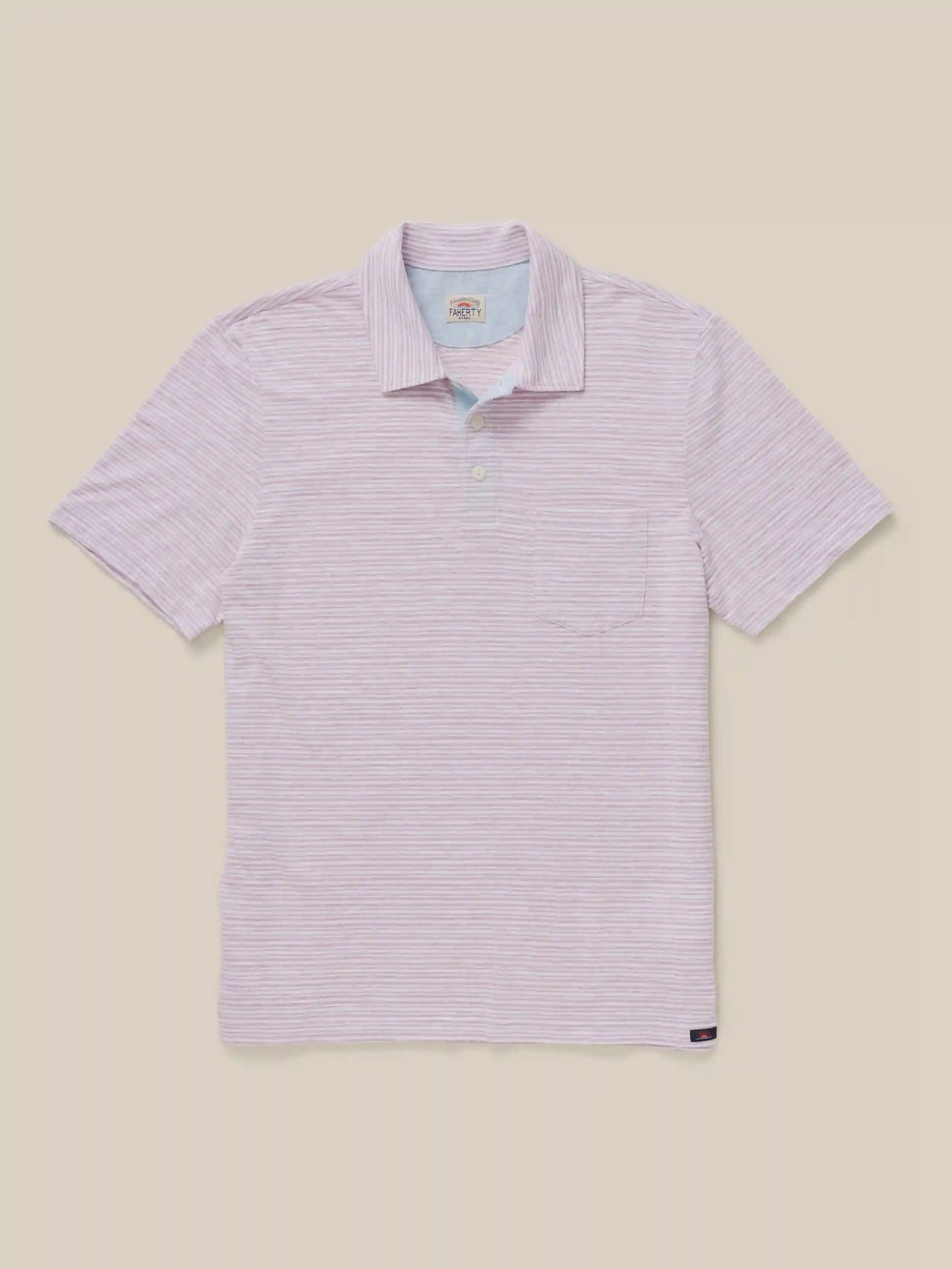 Short-Sleeve Breeze Polo - Orchid Wake Stripe