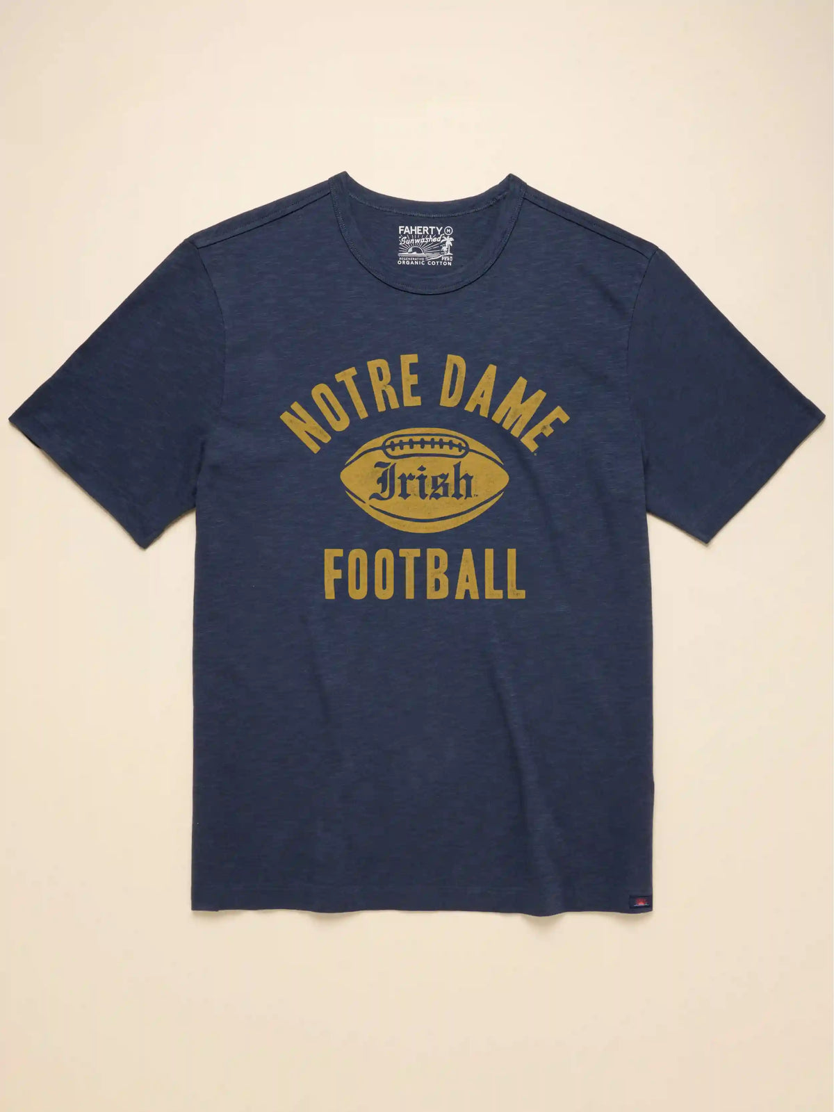 Notre Dame Sunwashed Tee - Dune Navy