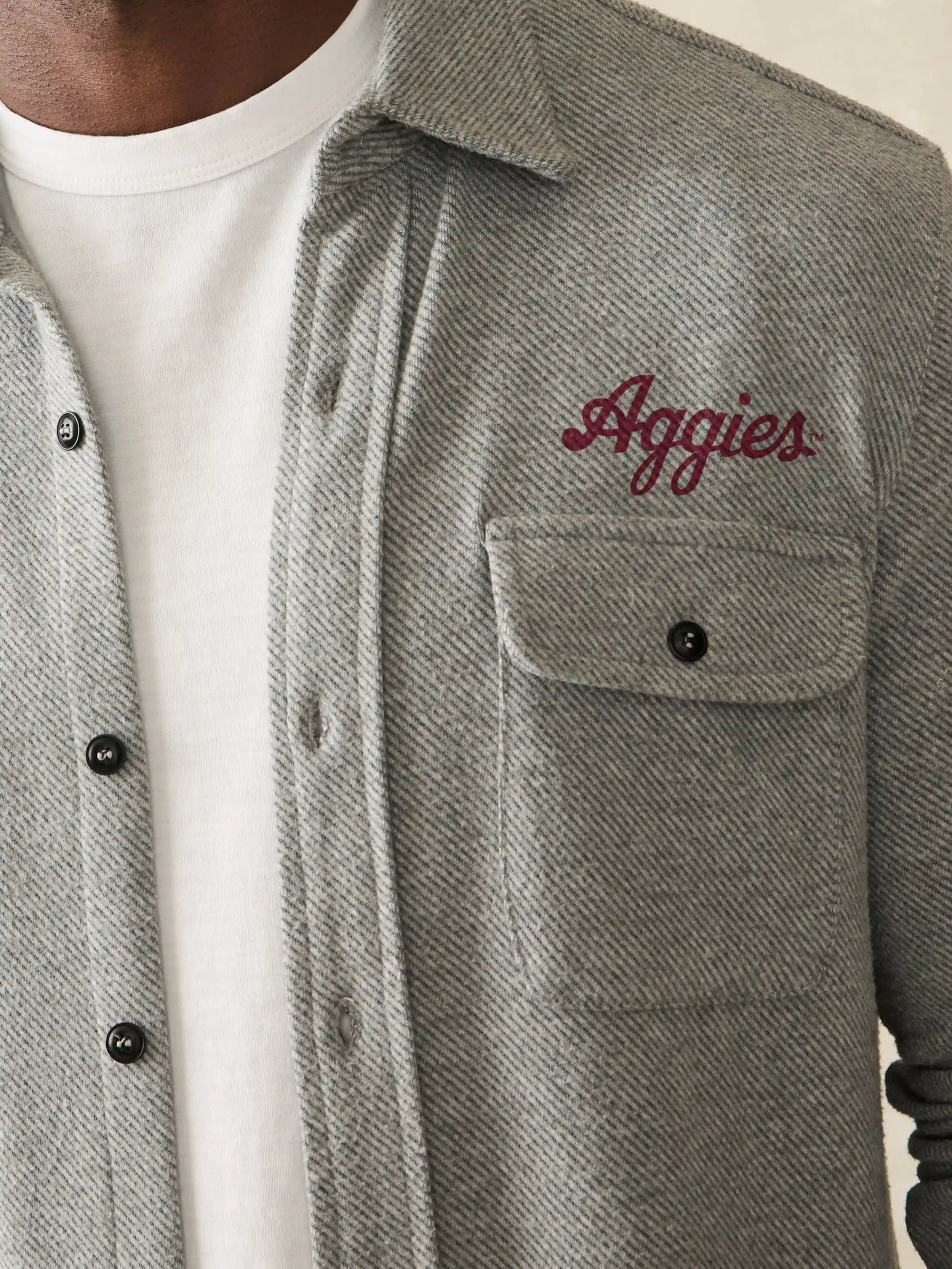 Texas A&M Legend™ Sweater Shirt - Fossil Grey Twill