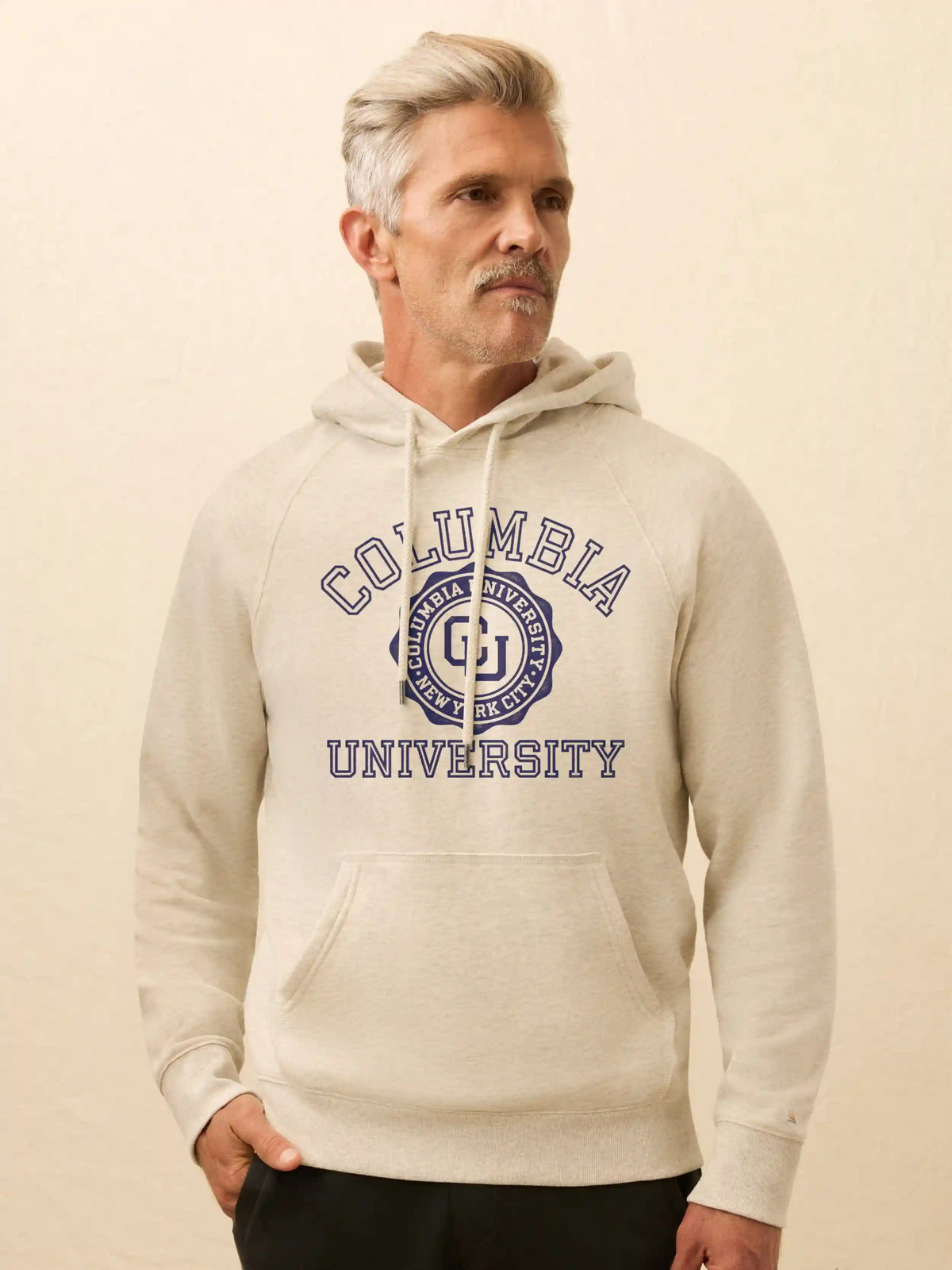Columbia High Standard Fleece Hoodie - Antique Ivory Heather