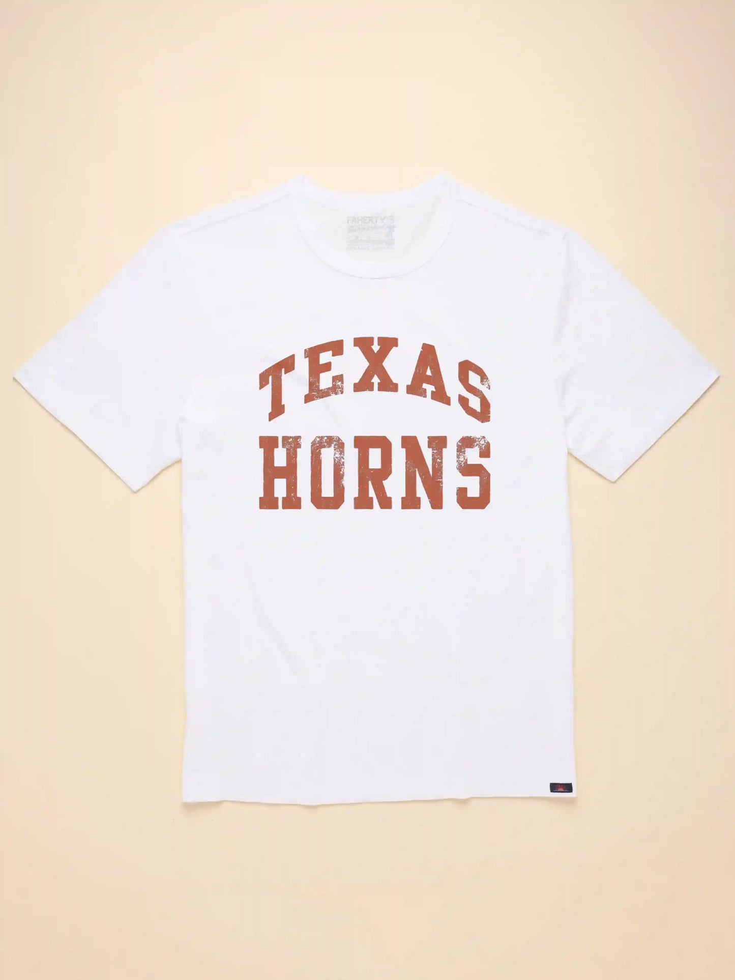 University of Texas Sunwashed Tee - White