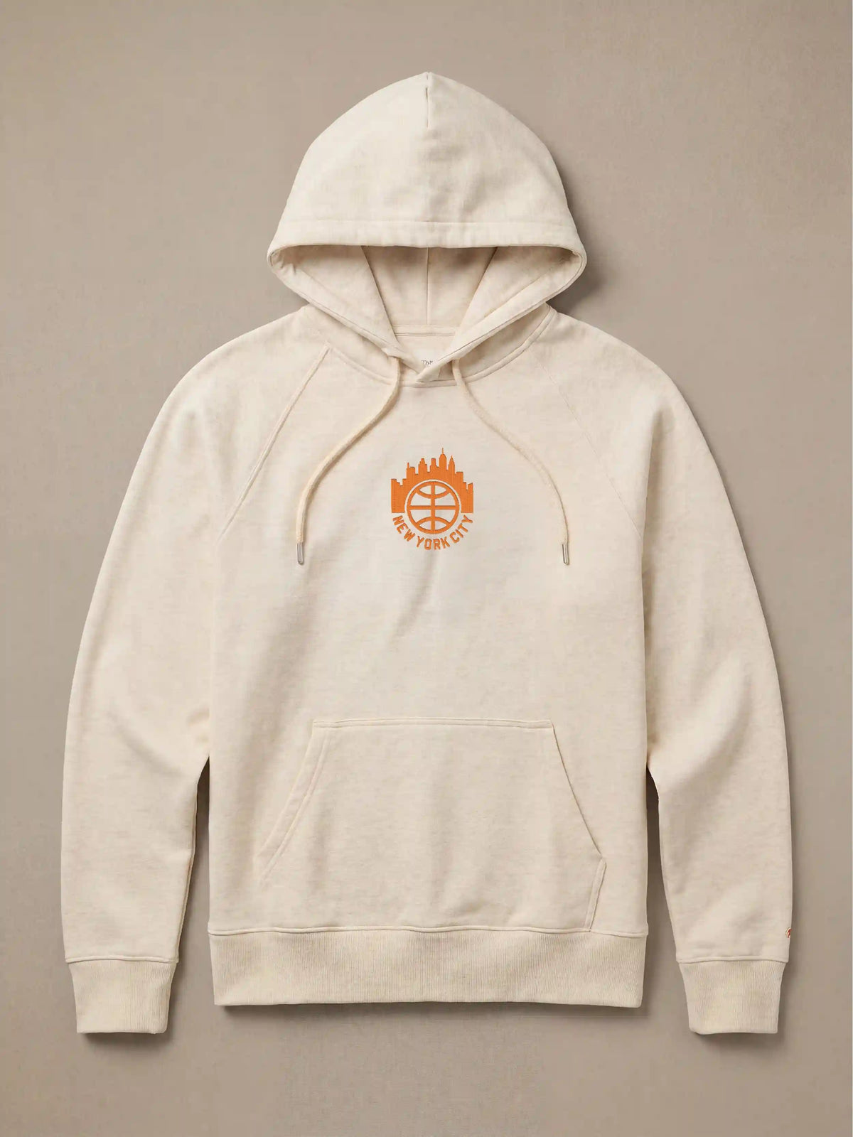 Jalen Brunson High Standard Fleece Hoodie - Antique Ivory Heather