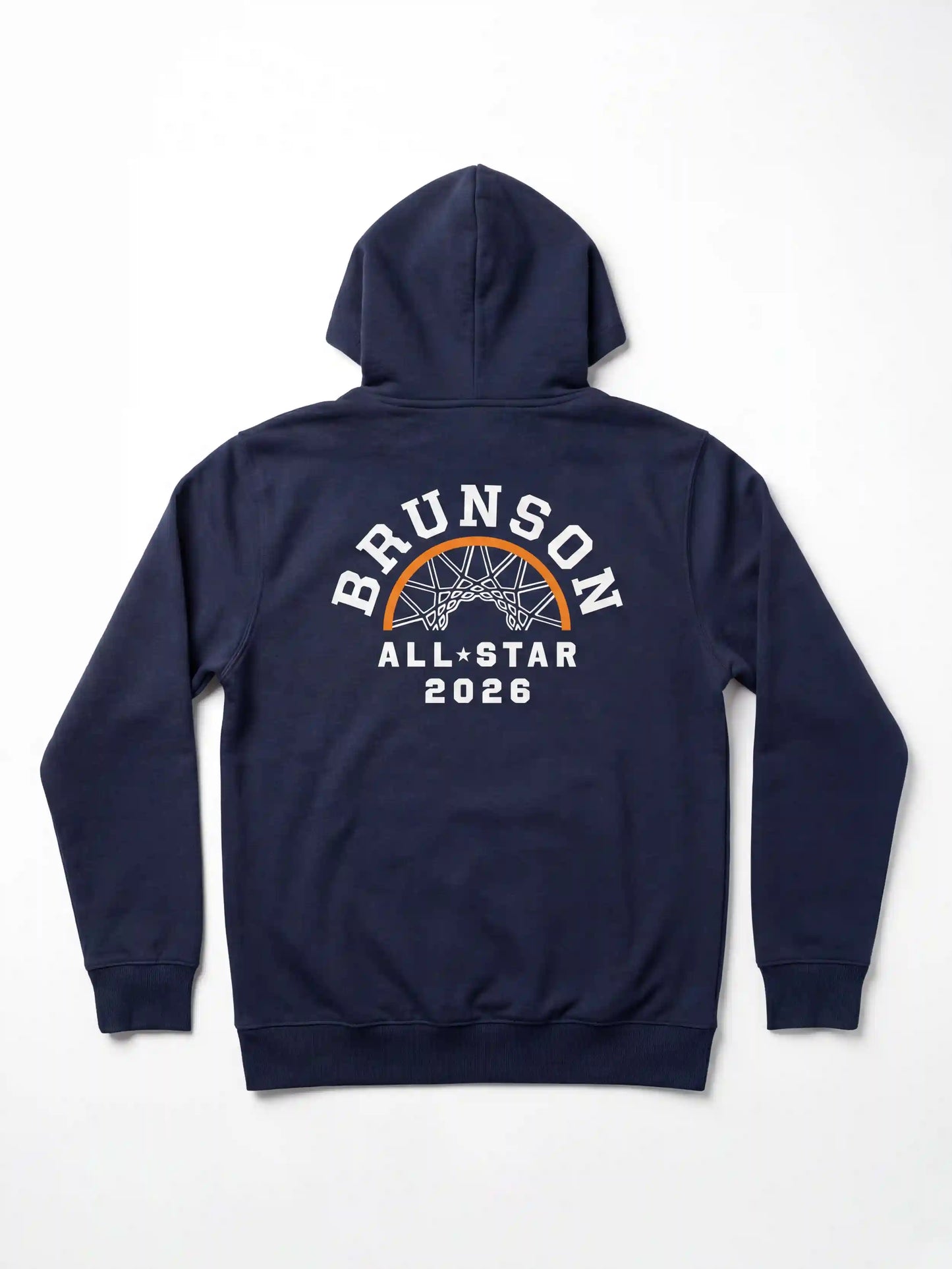 Jalen Brunson All-Star Weekend High Standard Fleece Zip Hoodie - Blue Nights