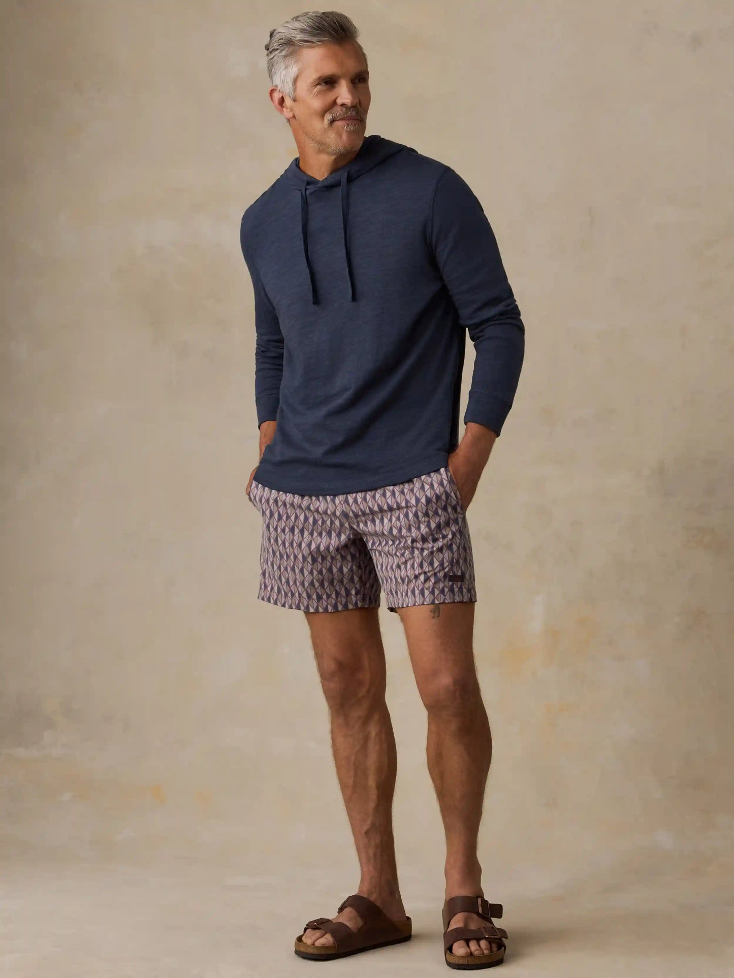 Sunwashed Organic Hoodie - Blue Nights