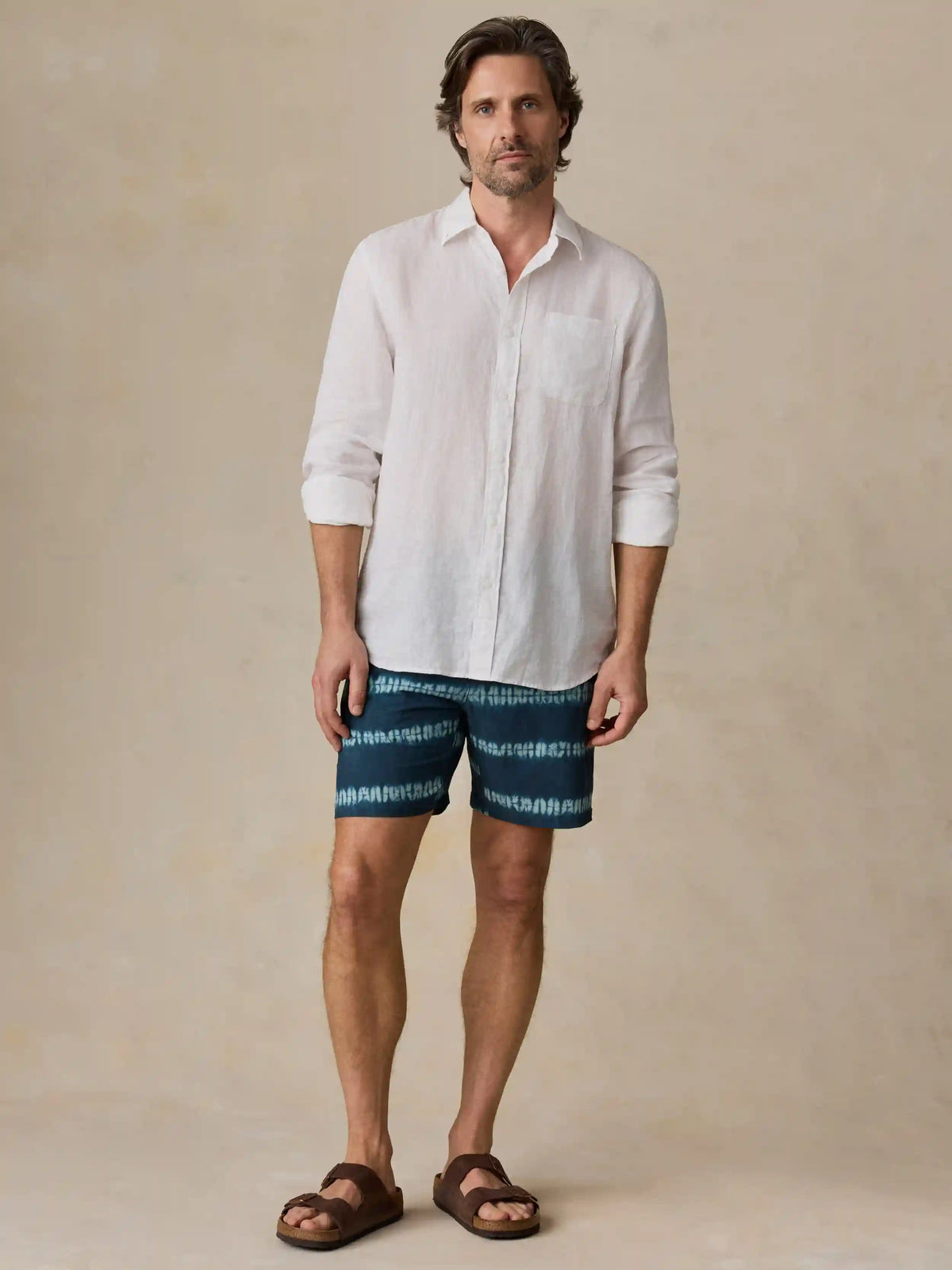 Sunwashed Linen Shirt - Pure White