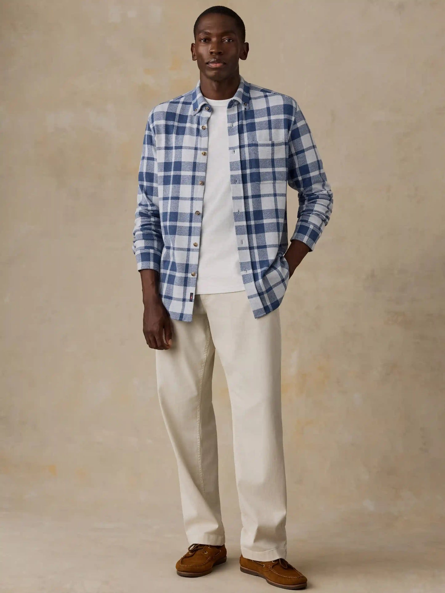 Legend™ Sweater Shirt (Single Pocket) - Stone Lake Plaid