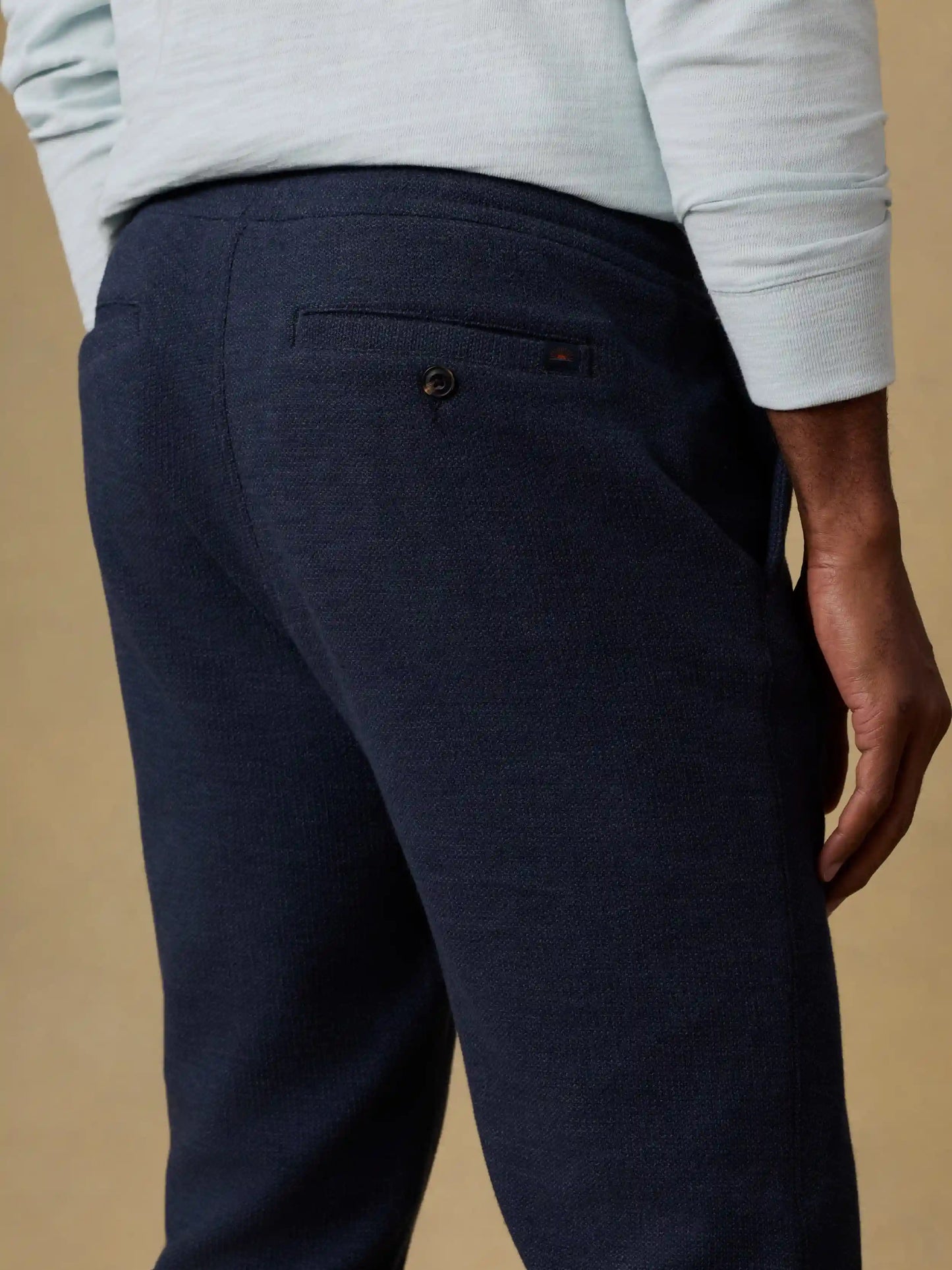 Highland Knit Pant - Navy Ridge Melange