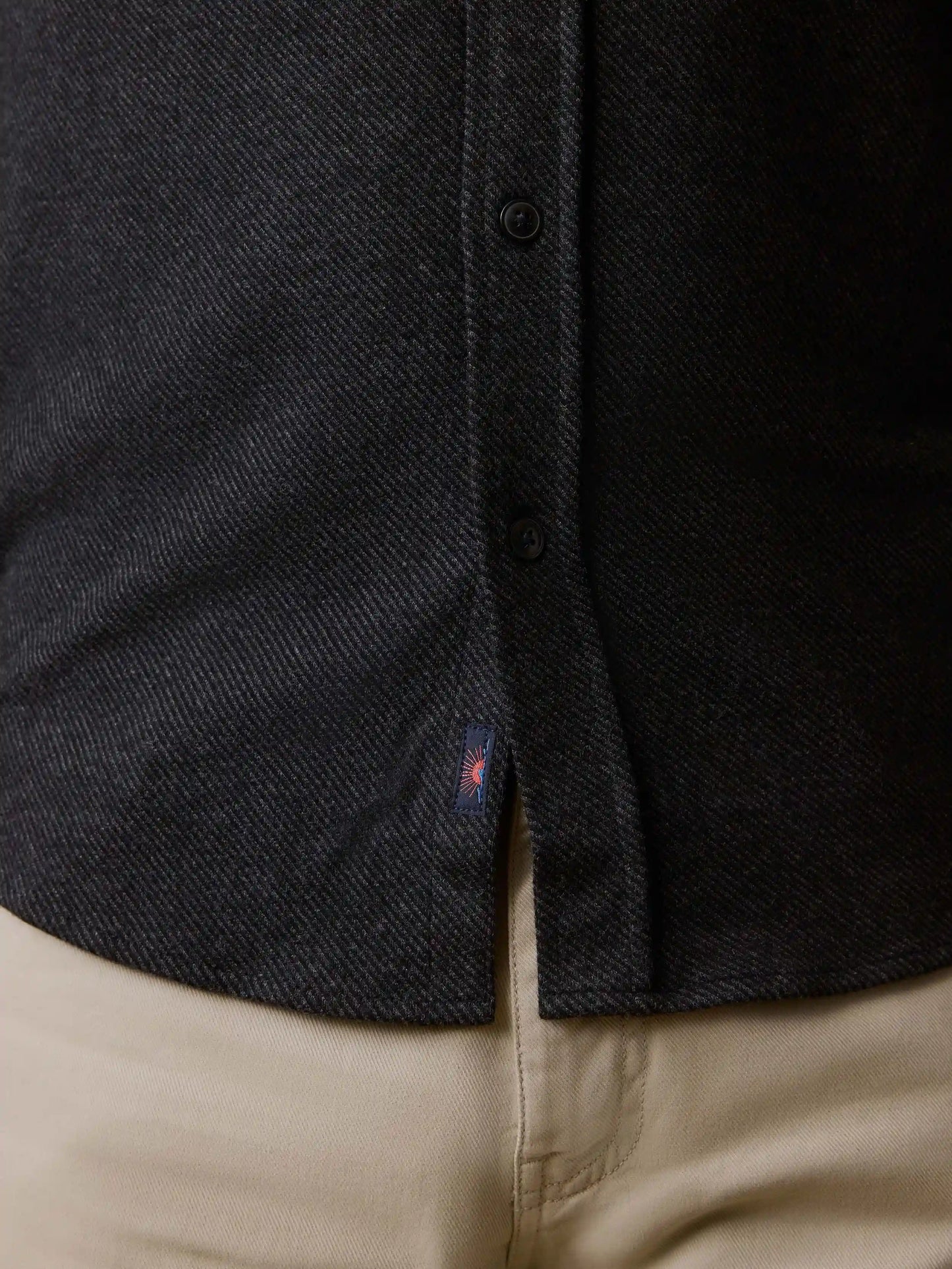 Legend™ Sweater Shirt - Heathered Black Twill