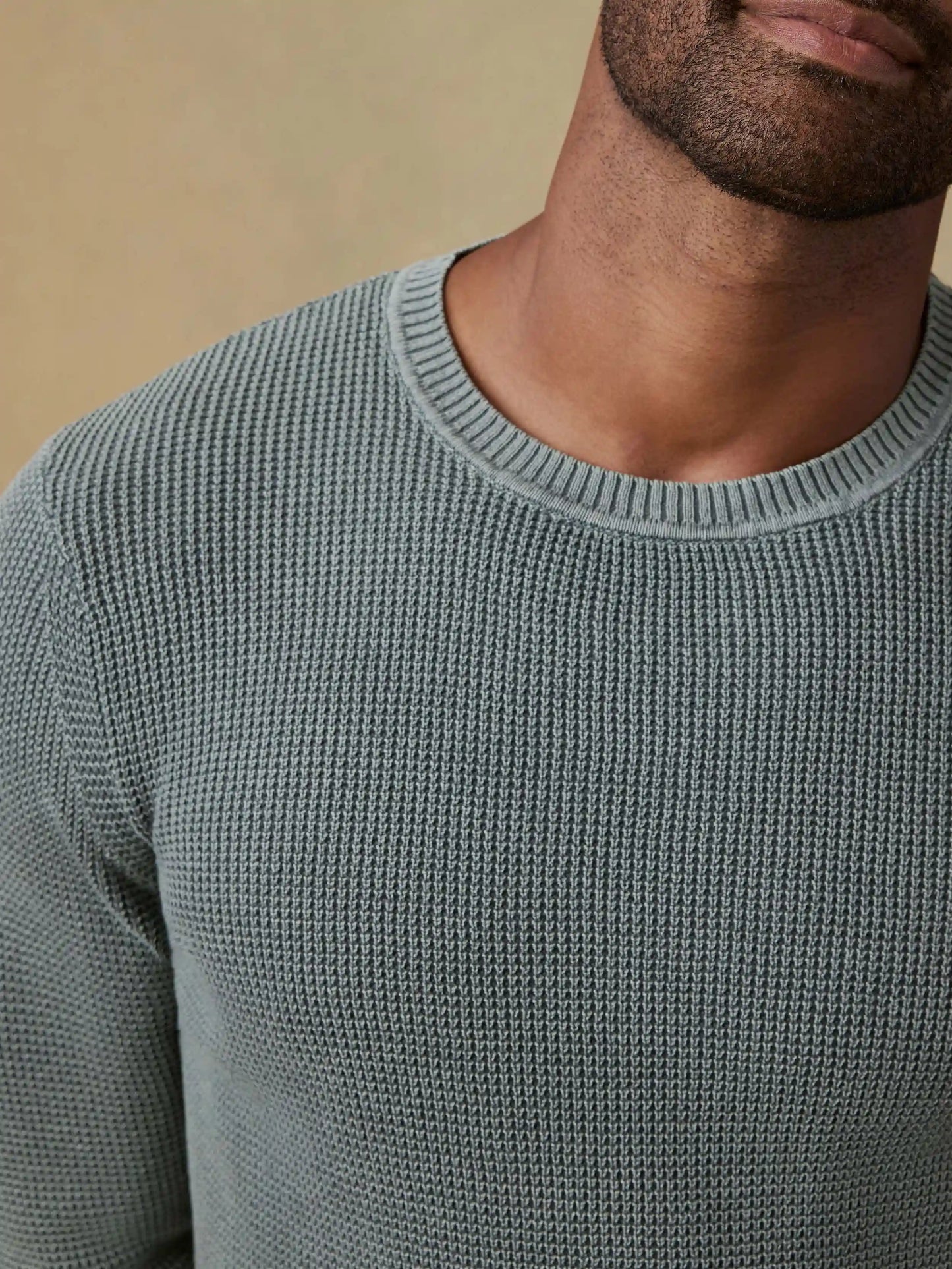 Sunwashed Crewneck Sweater - Mountain Olive