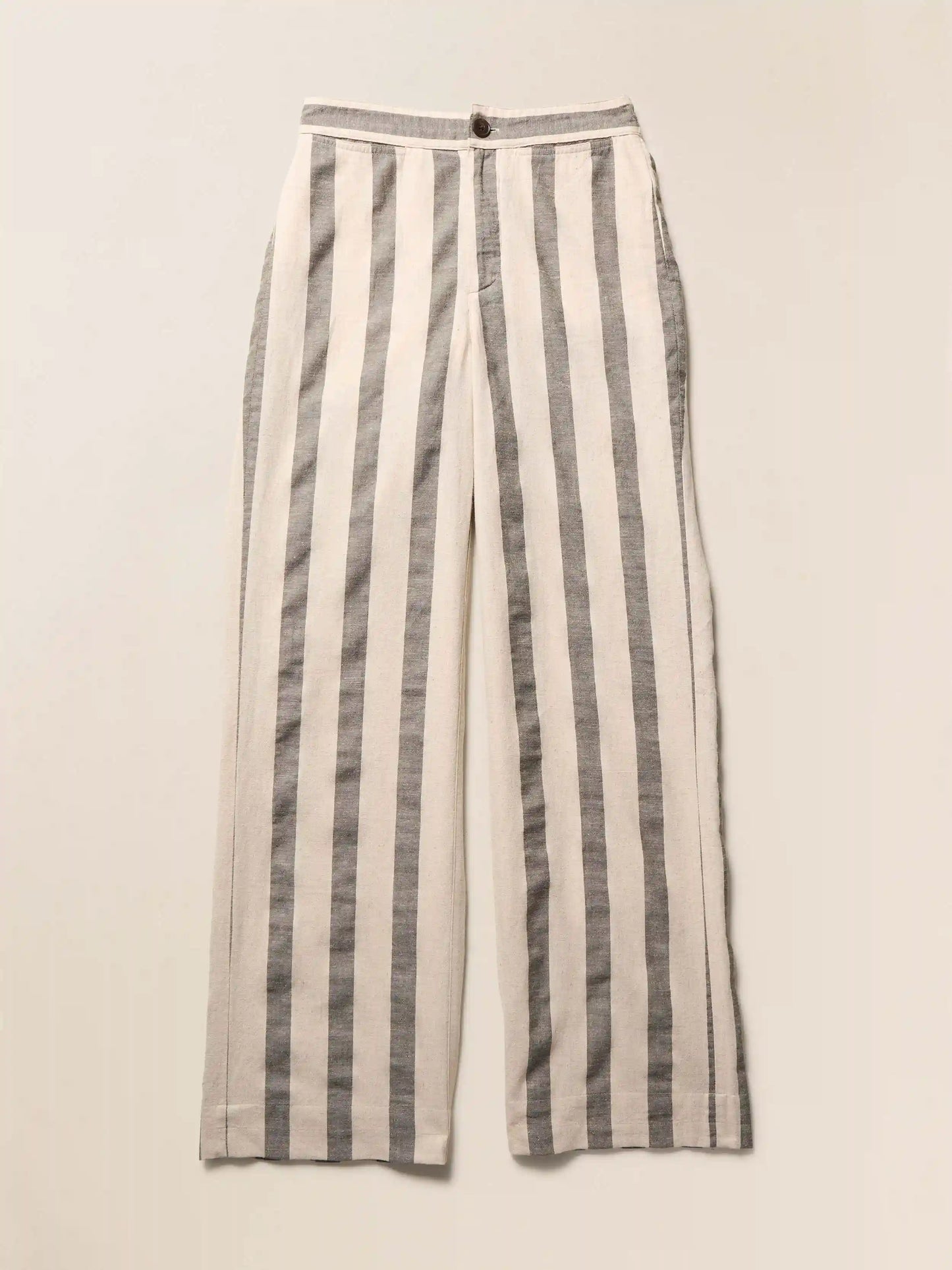 Sun Strider Cotton Linen Pant - Pine Bay Stripe