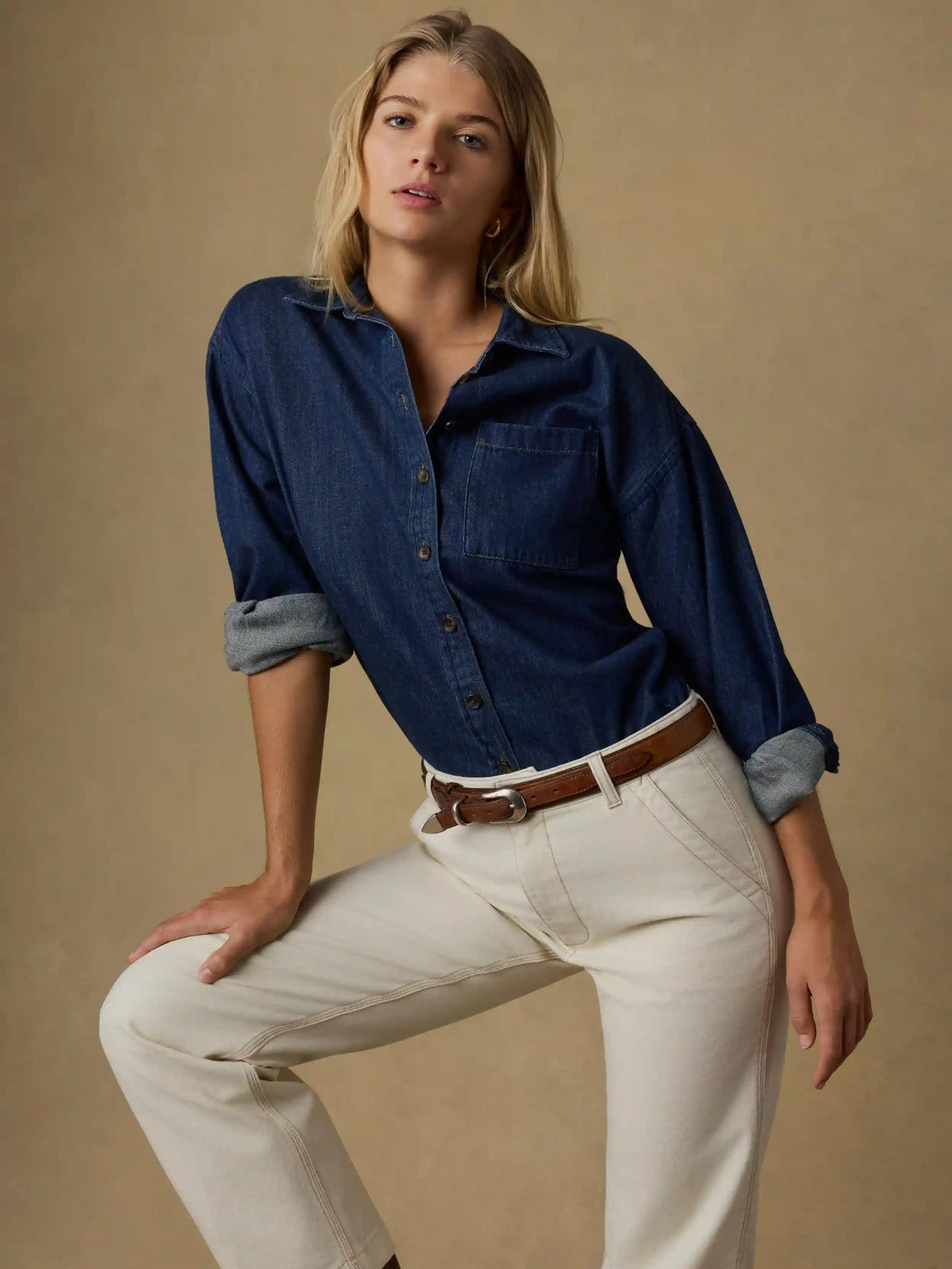 Sunfair Denim Shirt - Dark Sea Wash