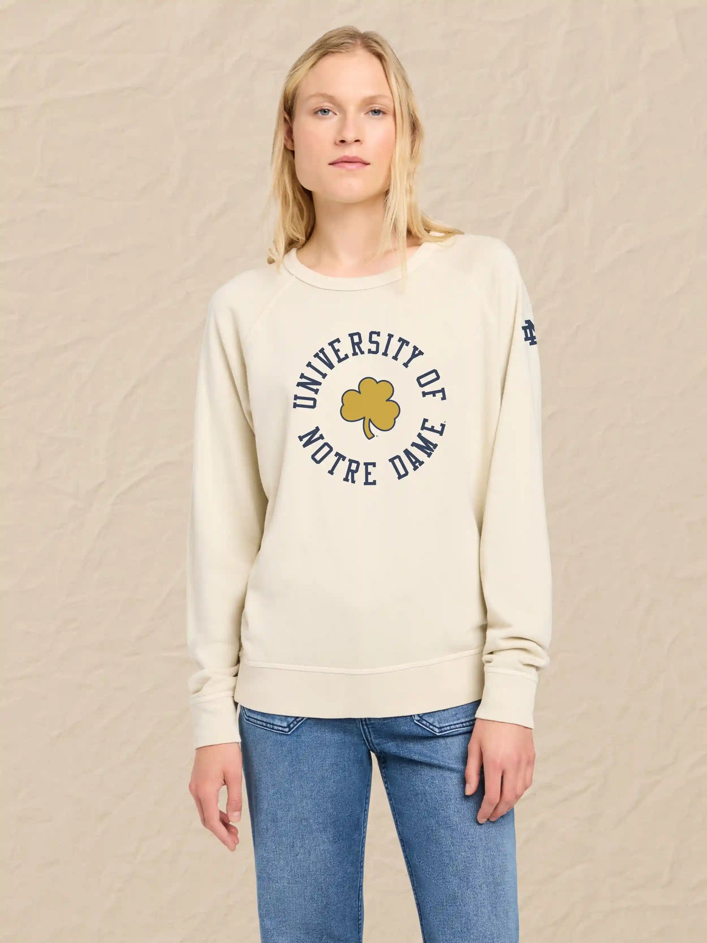 Notre Dame Coastal Cloud Crew - Summer Sand