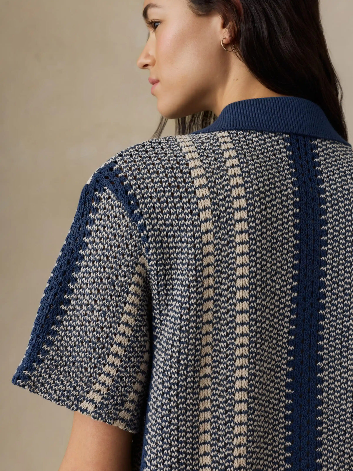 Seacoast Crochet Relaxed Camp Shirt - Sailor Stitch