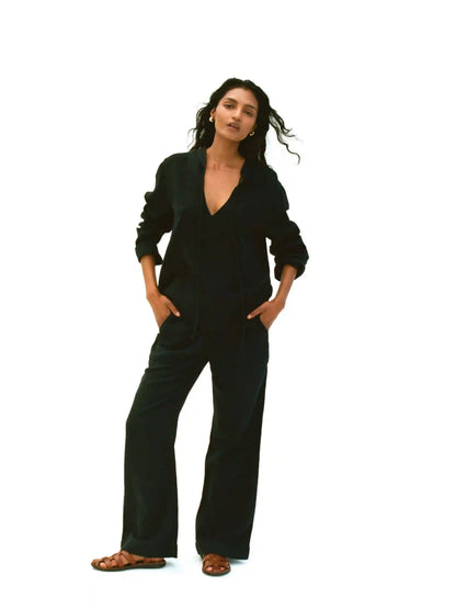 Laidback Gauze Pant - Black