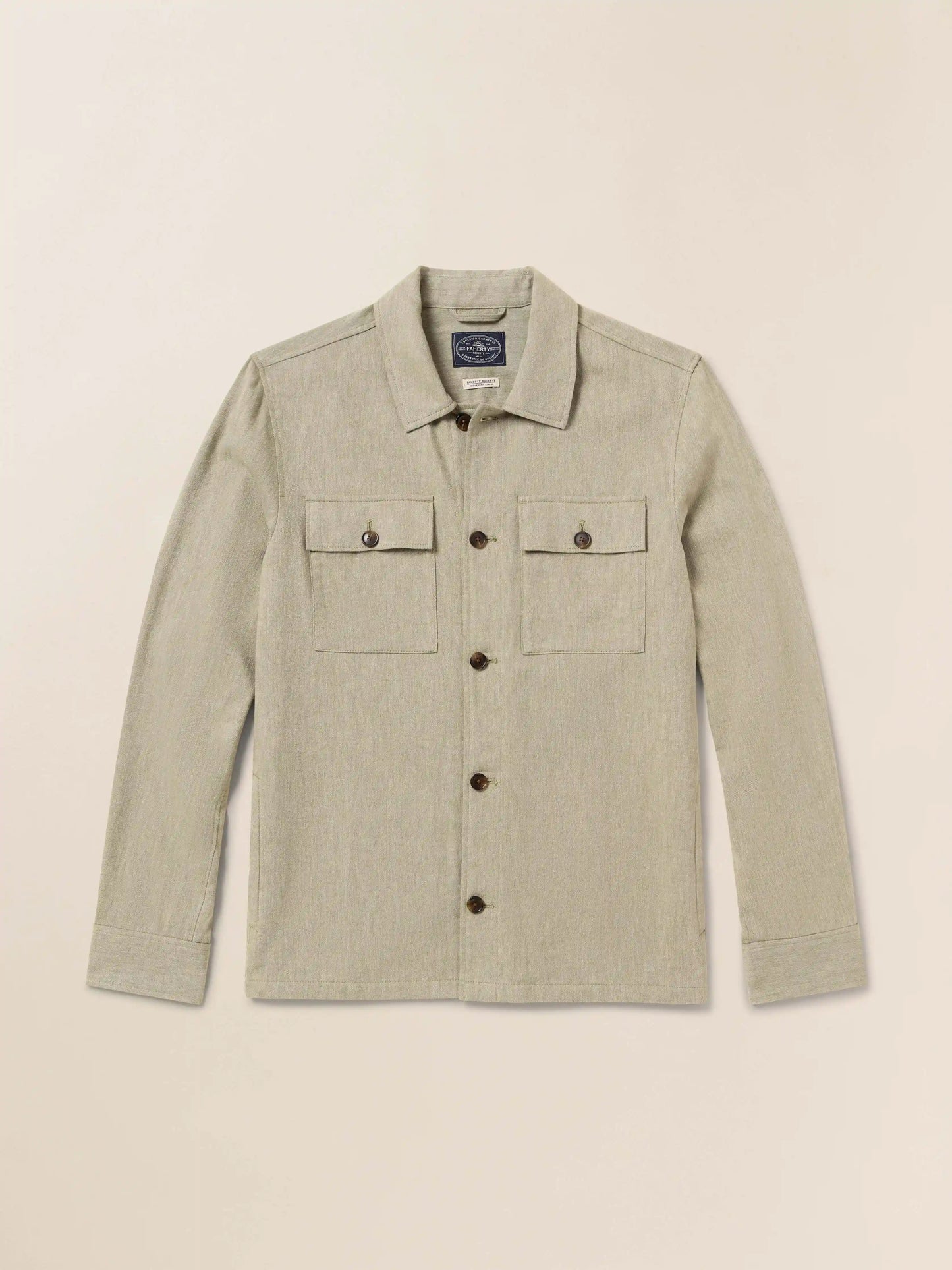 Movement™ Linen Shirt Jacket - Sage Cliff