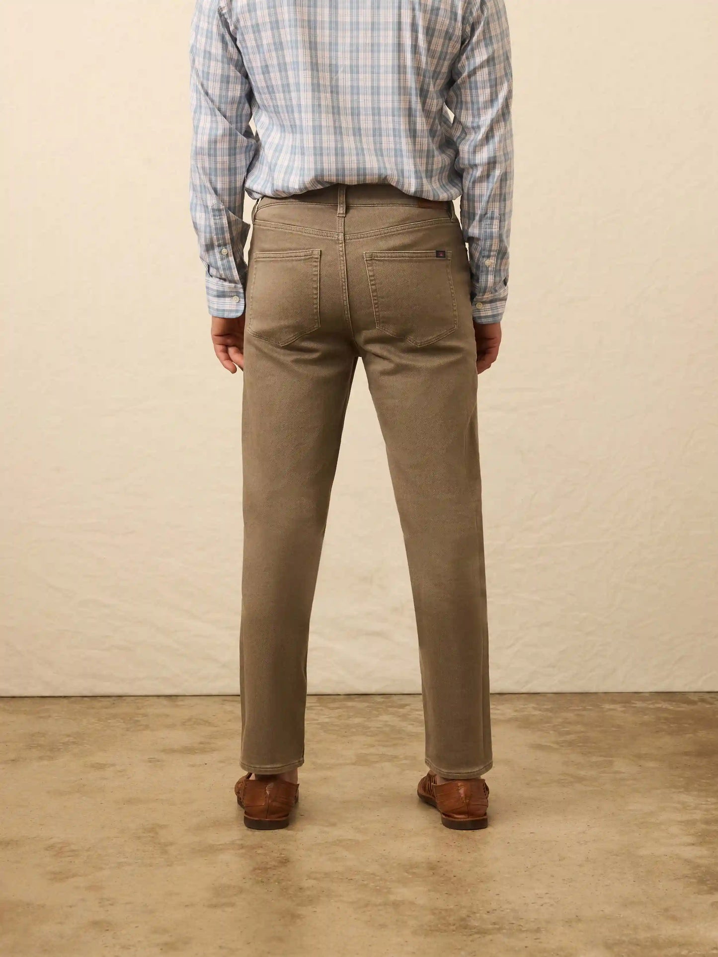 Stretch Terry 5-Pocket Pant - Driftwood