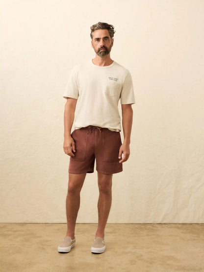 Corduroy Drawstring Utility Short - Chestnut Ridge