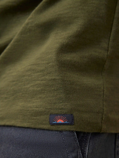 Nazare Sunwashed Tee - Fall Evergreen