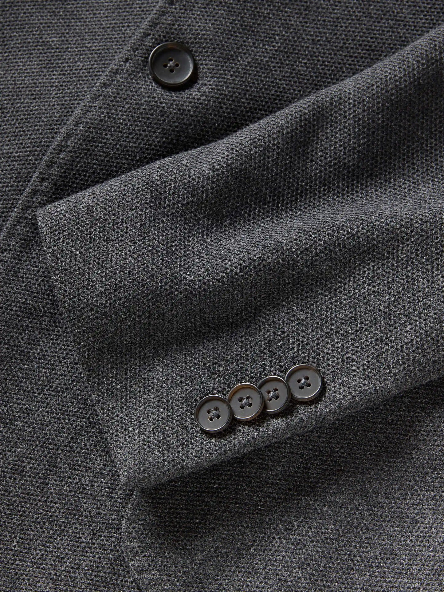 Knit Blazer - Charcoal Cliff