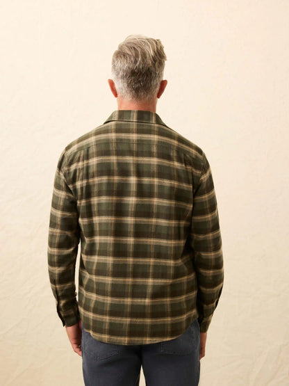 Heirloom Portuguese Flannel Shirt - Garret Verde Plaid