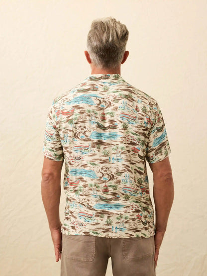 Short-Sleeve Bali Camp Shirt - Nazare Shore