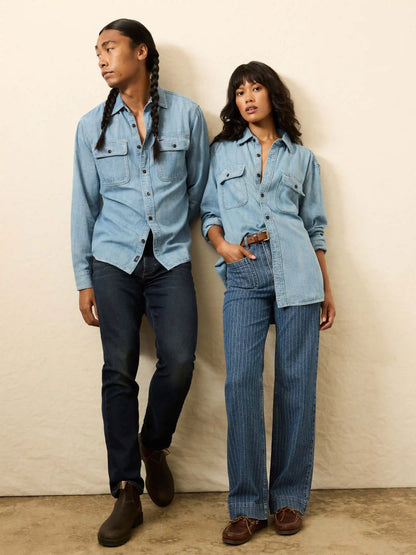 Steven Paul Judd Thunderbird Denim Workshirt - Rainy Mountain Wash