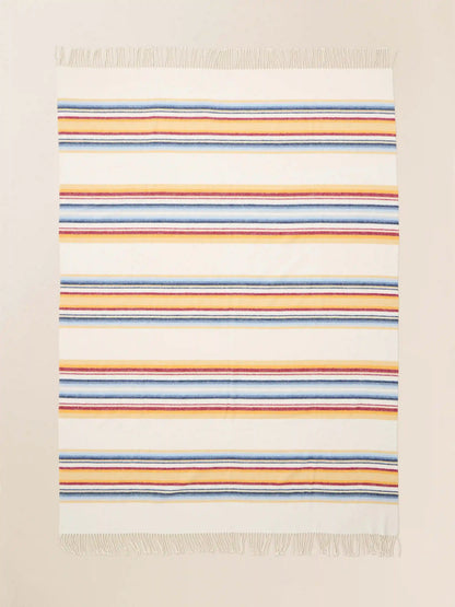 Brushed Recycled Cotton Blanket - Daybreak Ombre