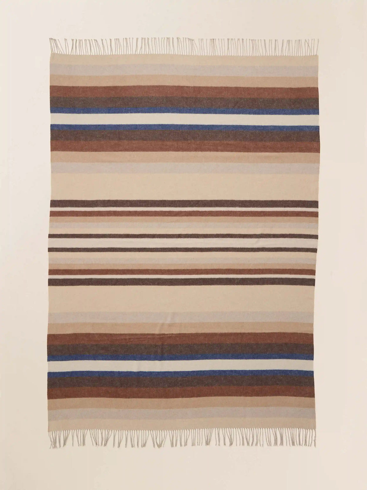 Brushed Recycled Cotton Blanket - Woodland Shore