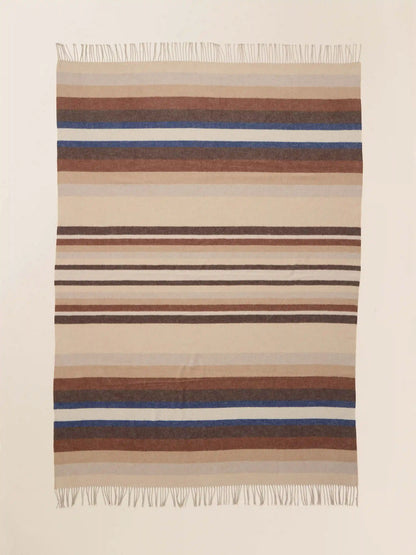 Brushed Recycled Cotton Blanket - Woodland Shore
