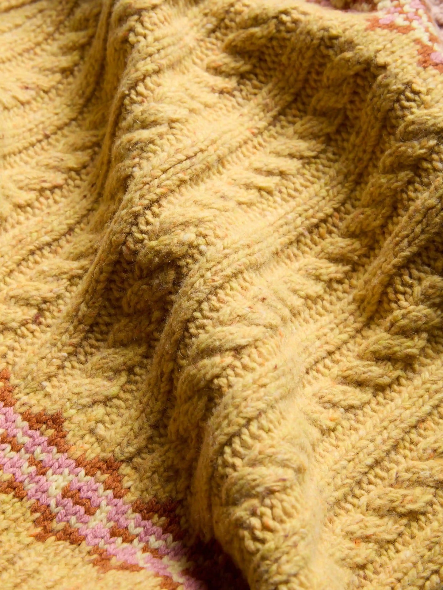 Highland Fairisle Scarf - Haze