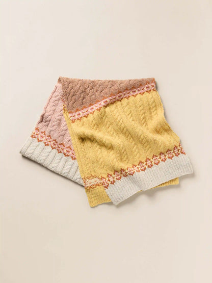 Highland Fairisle Scarf - Haze