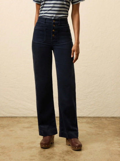 Stretch Terry Cord Patch Pocket Pant - Abyss Navy