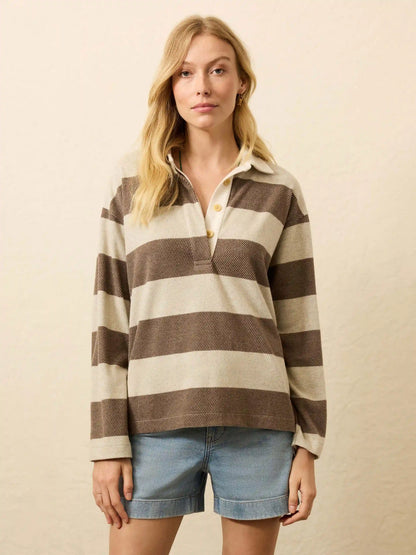 Legend™ Sweater Rugby Popover - Mocha Rugby