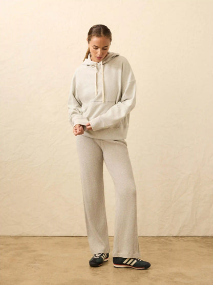 High Standard Fleece Hoodie - Light Grey Heather