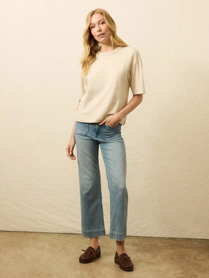 Hemp Blend Vintage Tee - Natural