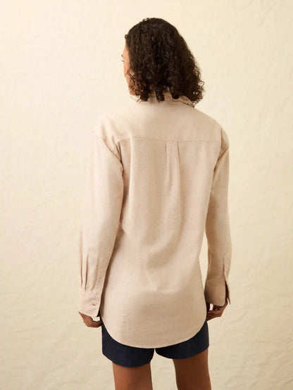 The Heirloom Portuguese Flannel Overshirt - Dune Nep