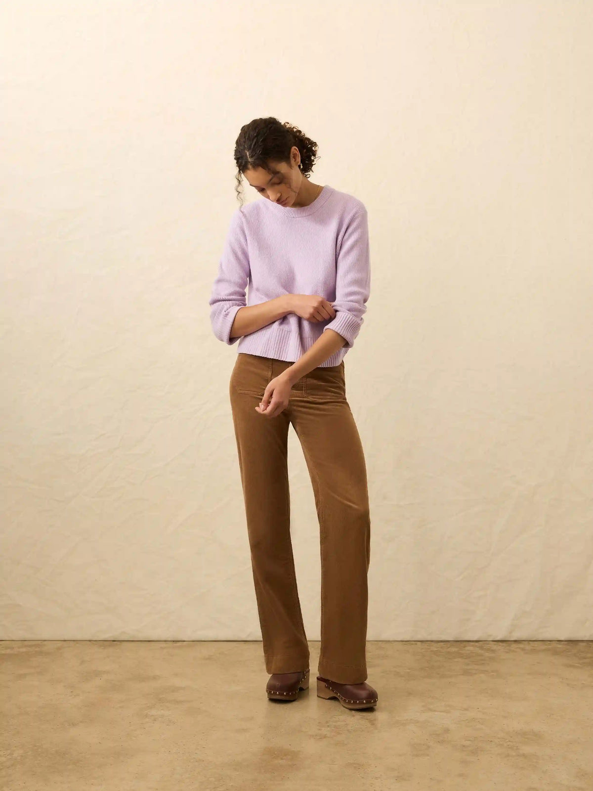 Jackson Crewneck Sweater - Ice Lilac Heather