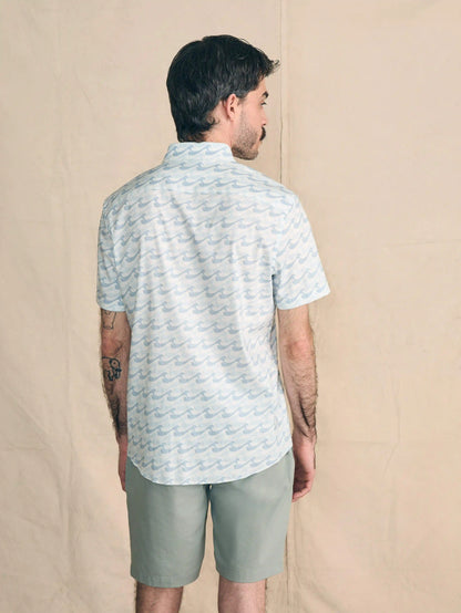 Short-Sleeve Movement™ Shirt - Ivory Endless Peaks