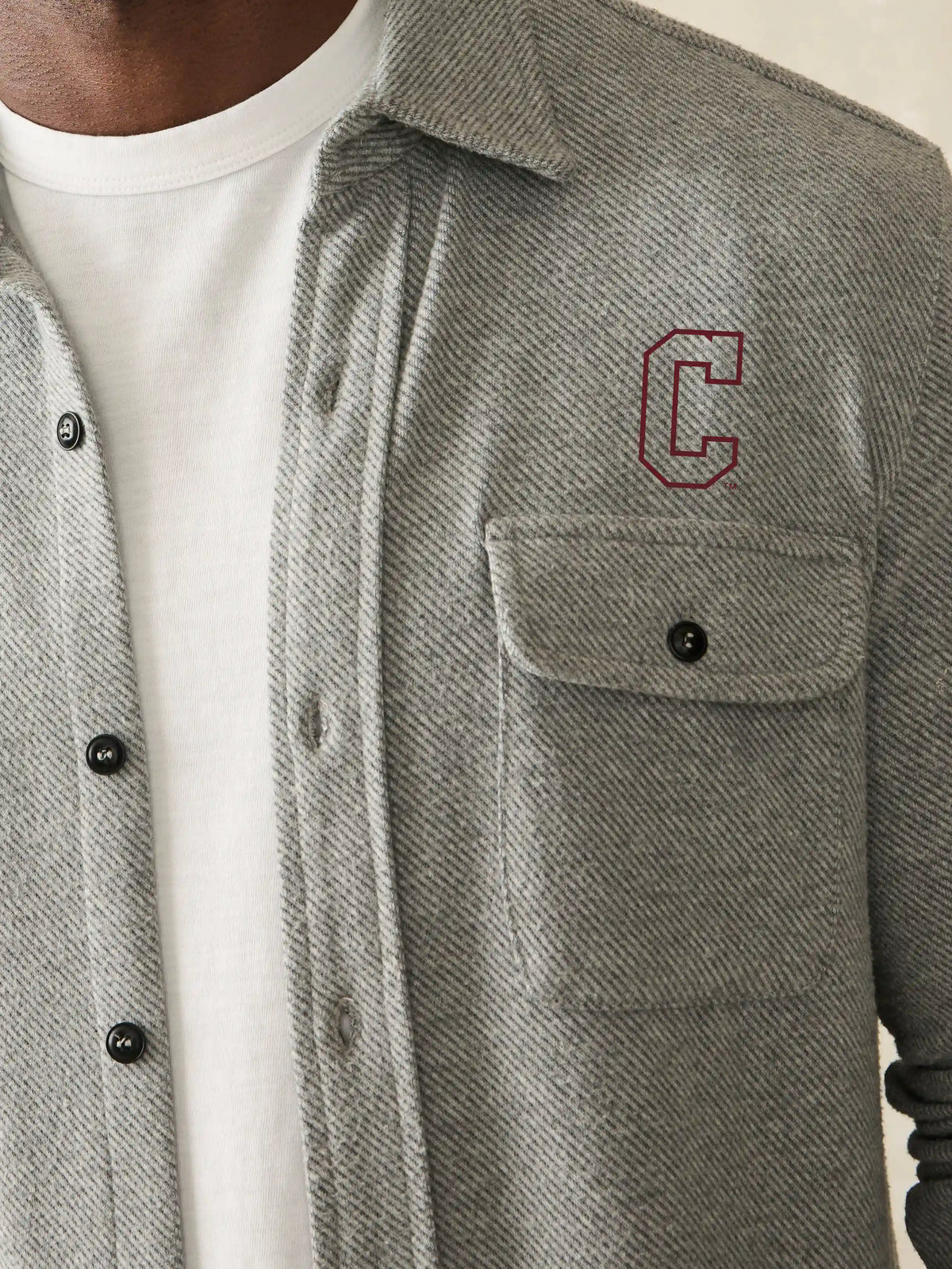 College of Charleston Legend™ Sweater Shirt - Fossil Grey Twill