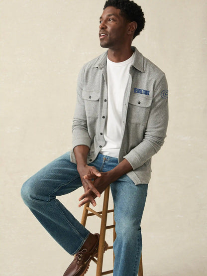 Georgetown Legend™ Sweater Shirt - Fossil Grey Twill