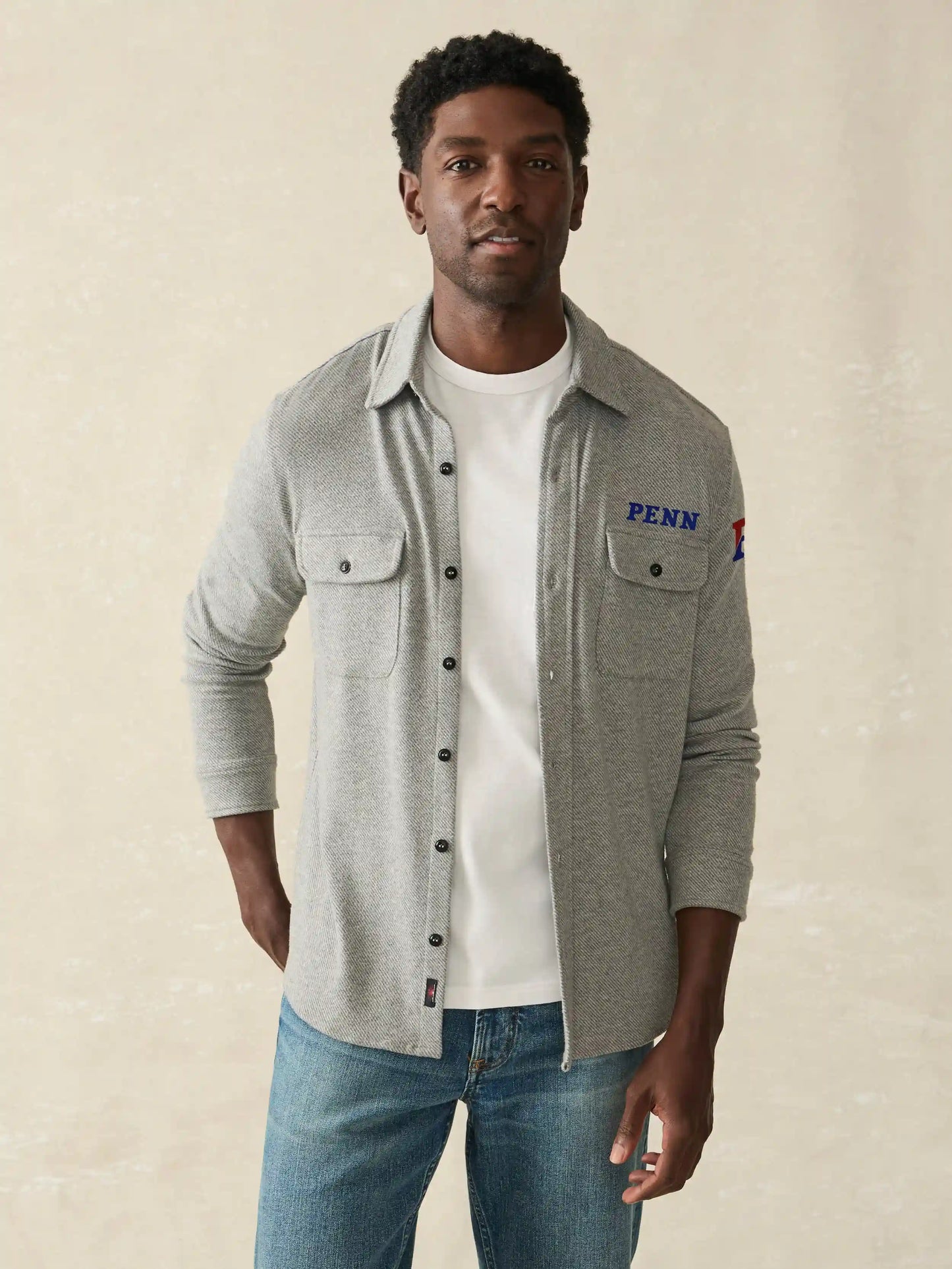 University of Pennsylvania Legend™ Sweater Shirt - Fossil Grey Twill