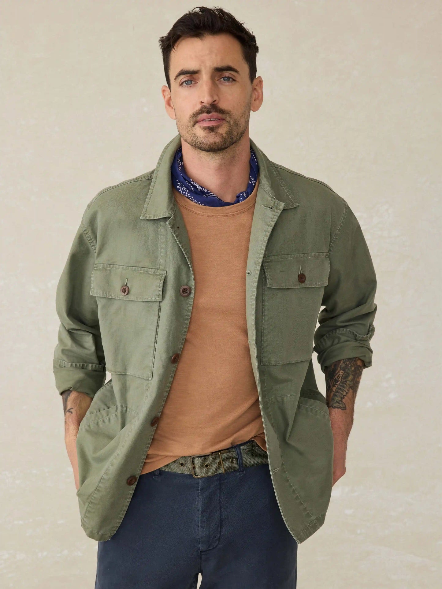 Commander Shirt Jacket - Spring Forest