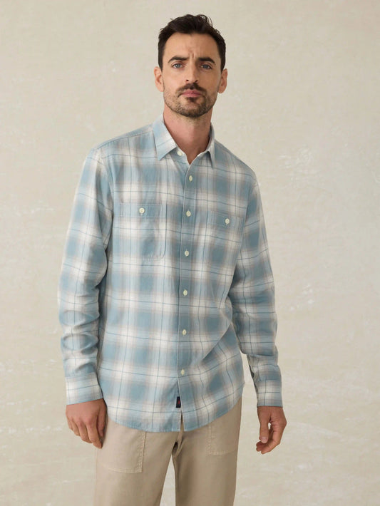 Tried & True Chambray Workshirt - Emerald Coast Plaid