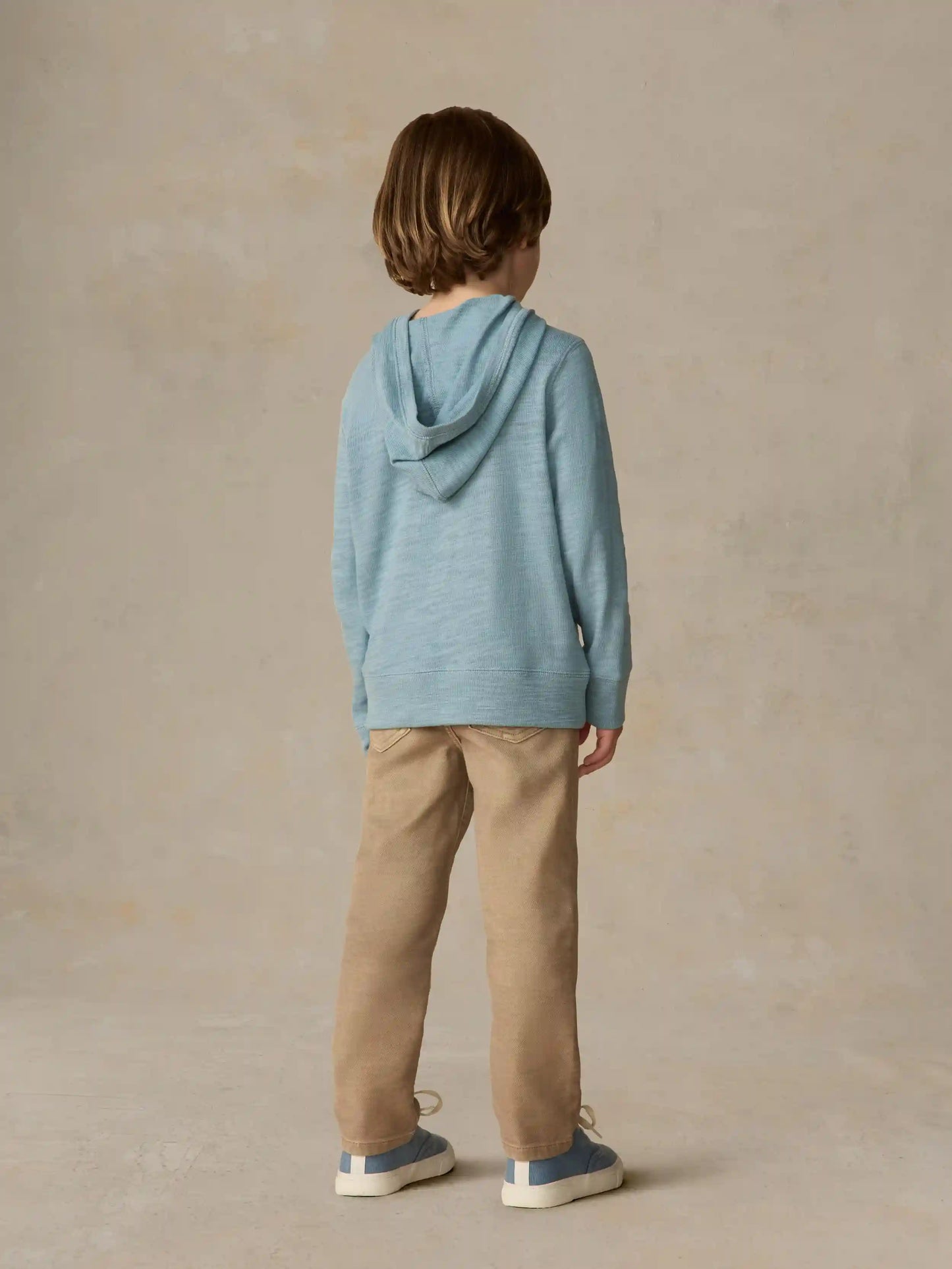 Little Kids Sunwashed Organic Hoodie - Stormy Lake