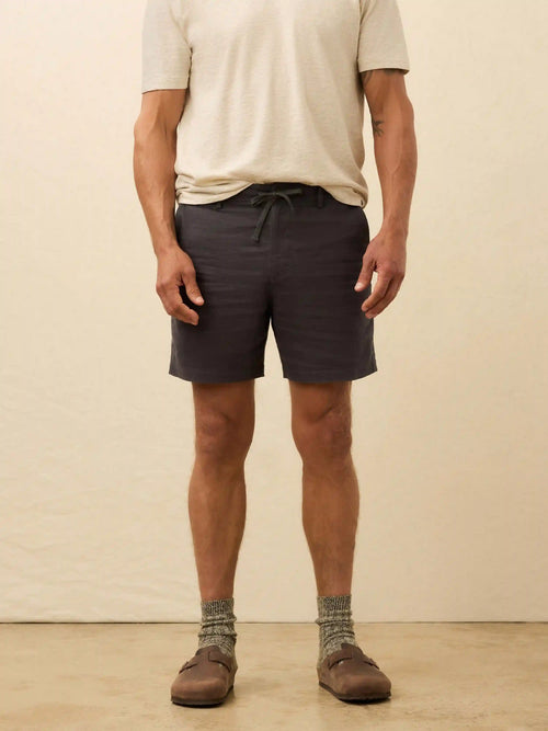 Movement™ Linen Short - Washed Black
