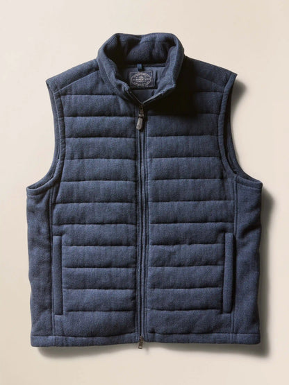Teton Valley Vest - Navy Twilight Herringbone
